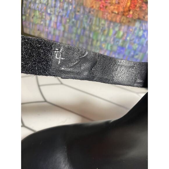 Gucci Trip Black Leather Crystal Embellished Ankle Chelsea Combat Boot EU 41in - Picture 13 of 16